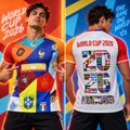 Camiseta World Cup 2026 All Nations - Vista frontal y trasera con modelo