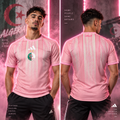 Camiseta Argelia x Adidas Same People Same Dreams - Vista frontal y trasera con modelo