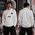 Camiseta PSG x The Weeknd XO More Than A Club - Vista frontal y trasera con modelo