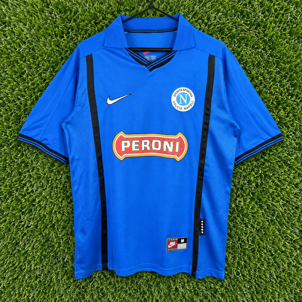 Camiseta Retro SSC Napoli 1999-2000 Nike Peroni - Frontal