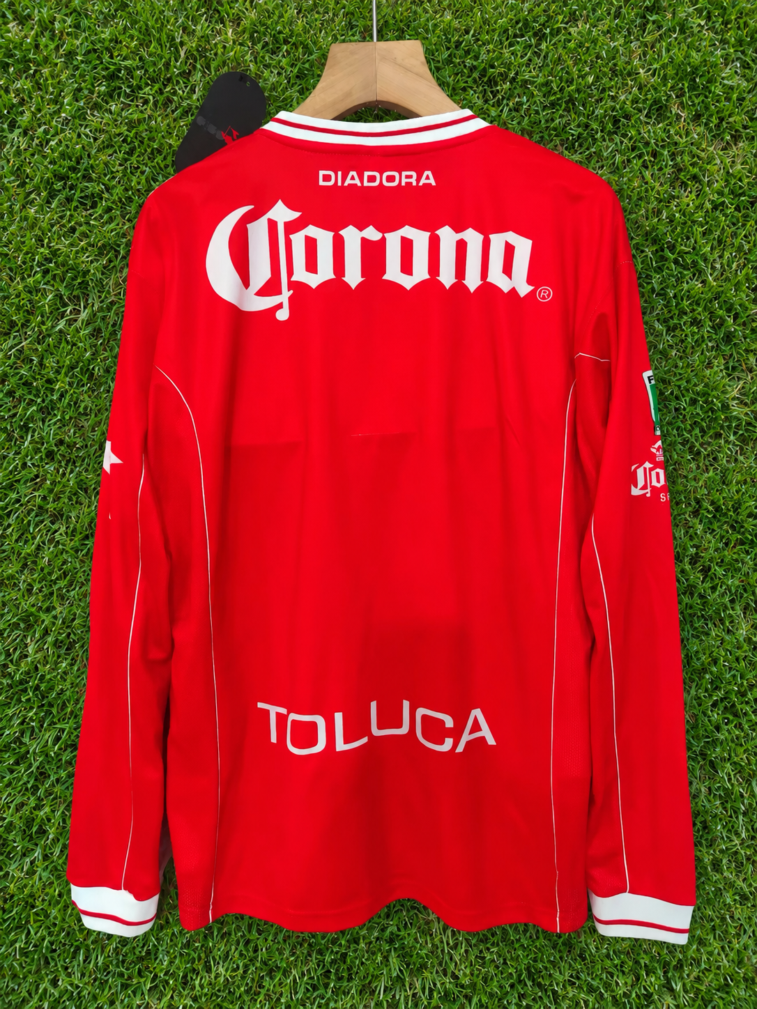 Camiseta Retro Toluca FC Manga Larga - Vista trasera